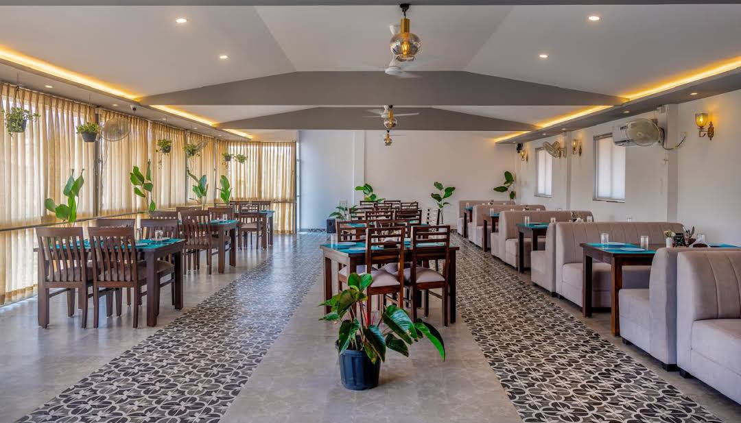 Elegant indoor dining at Smita's